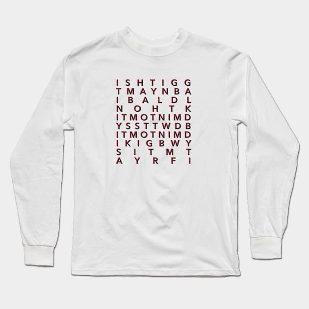 Are You Ready For It IYKYK (grey & red) Long Sleeve T-Shirt by LetsOverThinkIt